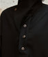 Retro Button Stand Collar Blouse